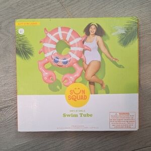 Sun Squad Inflatable Crab Swim Tube 4 feet 2 inches long